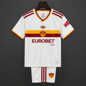 26 27 Kids Roma Away Jersey - Front