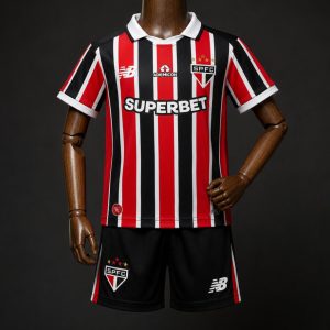 26 27 Kids Sao Paulo Away Jersey - Front