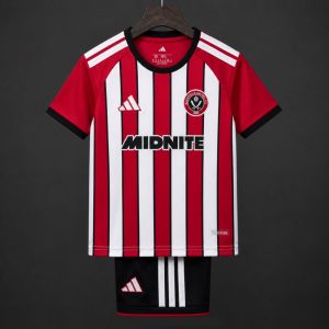 26 27 Kids Sheffield United Home Jersey - Front