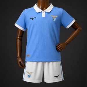 26 27 Kids SS Lazio Home Jersey - Front