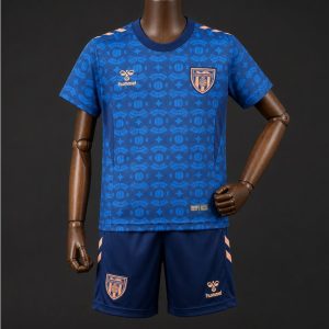 26 27 Kids Sunderland Third Navy Blue Jersey - Front