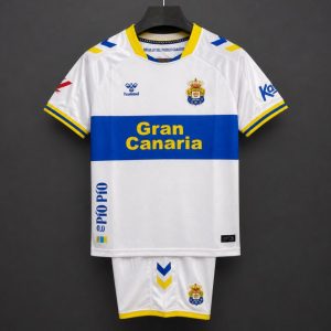 26 27 KIDS UD Las Palmas Third White Jersey - Front