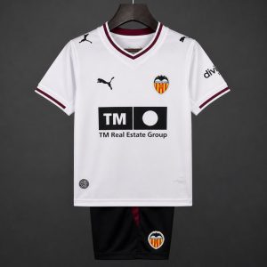 26 27 Kids Valencia CF Home Jersey - Front