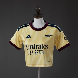 Arsenal 26 27 Third Away Women's Crop Jersey S-XXL - Front