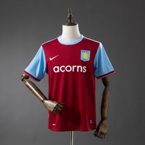 Aston Villa 09 10 Home Retro Jersey S-XXL - Front
