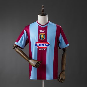 Aston Villa 99 00 Home Retro Jersey S-XXL - Front