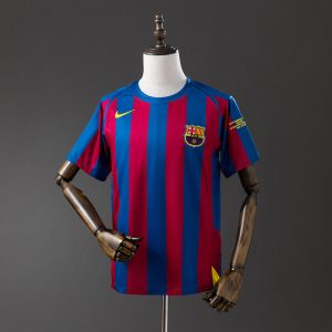 Barcelona 05 06 Home (UEFA Champions League Edition) Retro Jersey S-XXL - Front