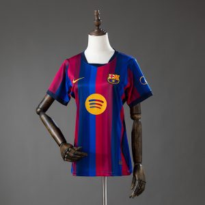 Barcelona 26 27 Home Women's Jersey S-XXL - Front