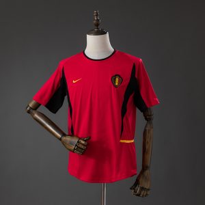 Belgium 2002 Home Retro Jersey S-XXL - Front