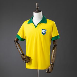 Brazil 1958 Home Retro Jersey S-XXL - Front