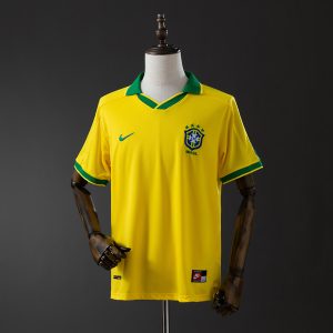 Brazil 1997 Home Retro Jersey S-XXL - Front