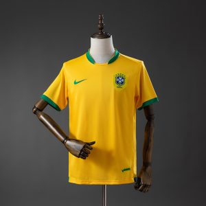 Brazil 2018 Home Retro Jersey S-XXL - Front