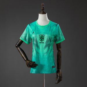 Brazil 2026 Women's GK Green Jersey S-XXL - Front