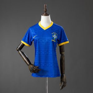 Brazil 26 27 Women's Special Edition Blue Jersey S-XXL - Front