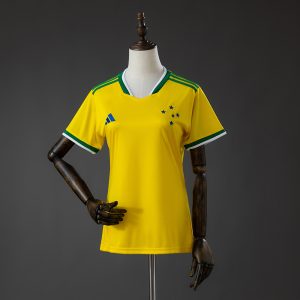 Cruzeiro 26 27 Special Edition Women's - Yellow Jersey S-XXL - Front