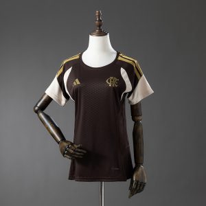 Flamengo 26 27 Women's Training Jersey - Brown Sizes S-XXL - Front