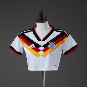 Germany 2026 Home Women's Crop Top Style Jersey S-XXL - Front