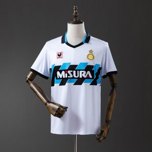 Inter Milan 90 91 Away Retro Jersey S-XXL - Front