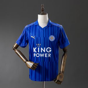 Leicester City 16 17 Home Retro Jersey S-XXL - Front
