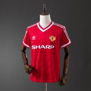 M-U 1986 88 Home Retro Jersey S-XXL - Front