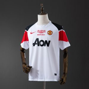 M-U 2010 11 Away Champions League version Retro Jersey S-XXL - Front