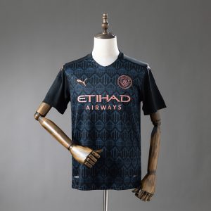 Manchester City 20 21 Away Retro Jersey S-XXL - Front