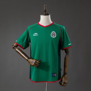 Mexico 2002 Home Retro Jersey S-XXL - Front