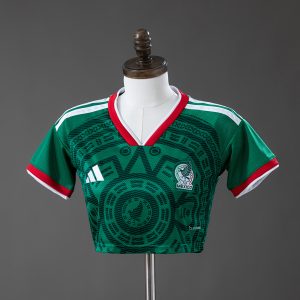 Mexico 2026 Home Women's Crop Top Style S-XXL - Front