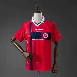 Norway 97 98 Home Retro Jersey S-XXL - Front