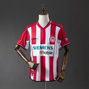 Olympiacos 02 03 Home Retro Jersey S-XXL - Front