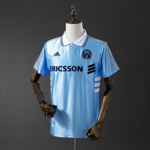 Olympique de Marseille 1998 99 Away Retro Jersey - Front