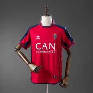 Osasuna 00 02 Home Jersey S-XXL - Front