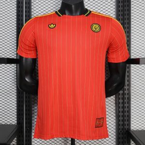 Player Version 2026 Belgium Red Terrace Icons White Jersey - Front
