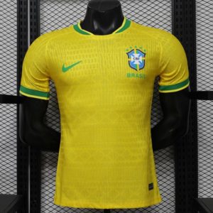 Player Version 2026 Brazil Home Yellow Special Edition Jersey - Front