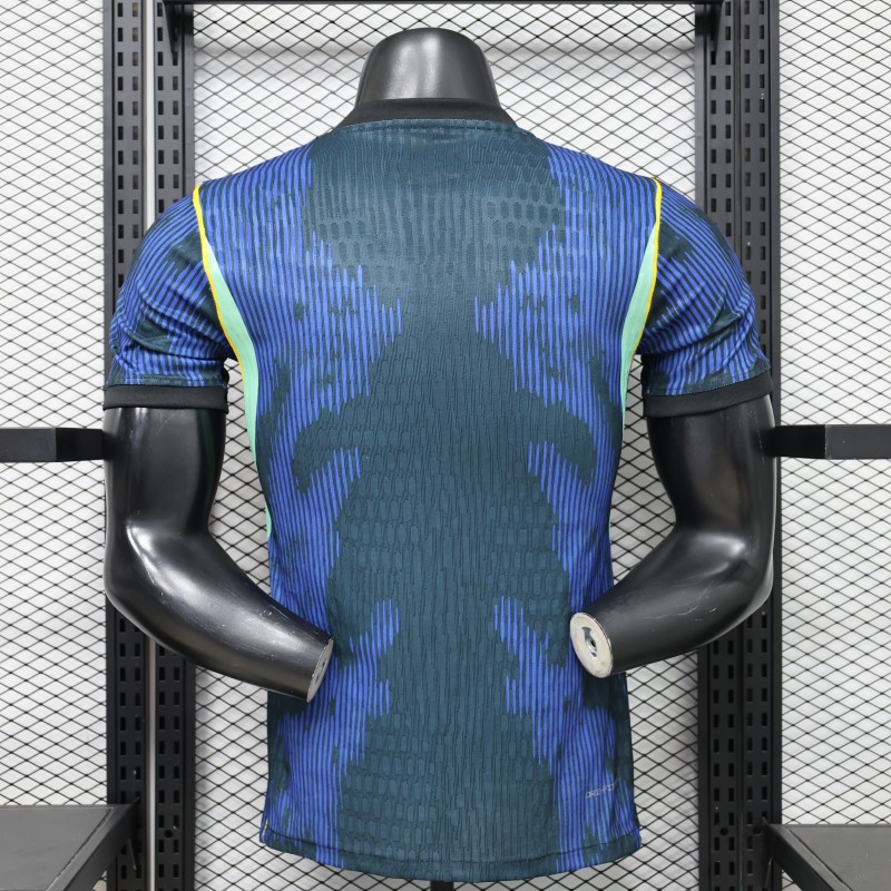 player version 2026 brazil navy blue special edition away jersey back Player Version 2026 Brazil Navy Blue Special Edition Away Jersey - Back