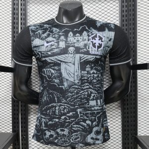 Player Version 2026 Brazil Special Edition Black Jersey - Front
