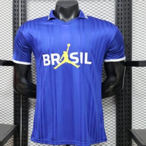 Player Version 2026 Brazil × Jordan Brand Royal Blue Special Edition Jersey - Front