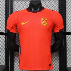 Player Version 2026 China Red Home Jersey - Front