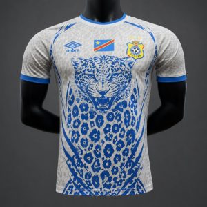 Player Version 2026 Congo Away White Jersey - Front