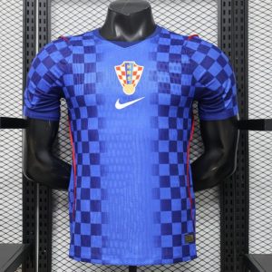 Player Version 2026 Croatia Away Blue Jersey - Front