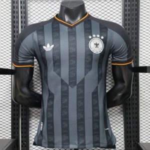 Player Version 2026 Germany Dark Grey with Championship Years Stripe Graphic Jersey - Front