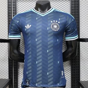 Player Version 2026 Germany Navy Blue with Zigzag Pattern Away Jersey - Front