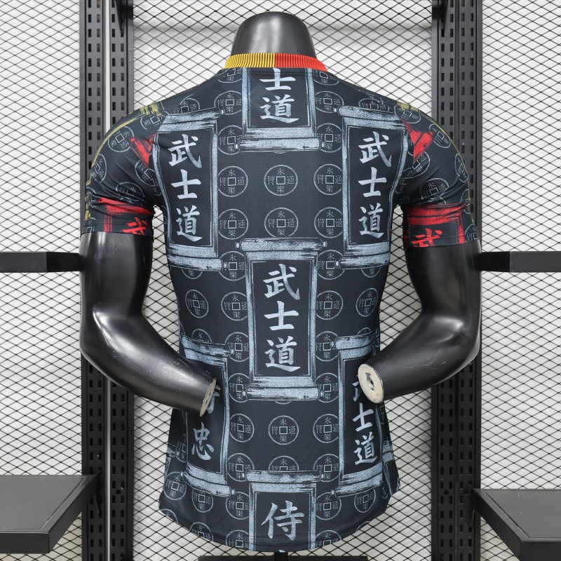 player version 2026 japan special edition black jersey back Player Version 2026 Japan Special Edition Black Jersey - Back