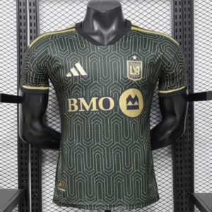 New arrivals Player Version 2026 LAFC Home Black with Gold Jersey - Front