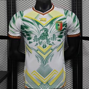 Player Version 2026 Mali Away White with Eagle Pattern Jersey - Front