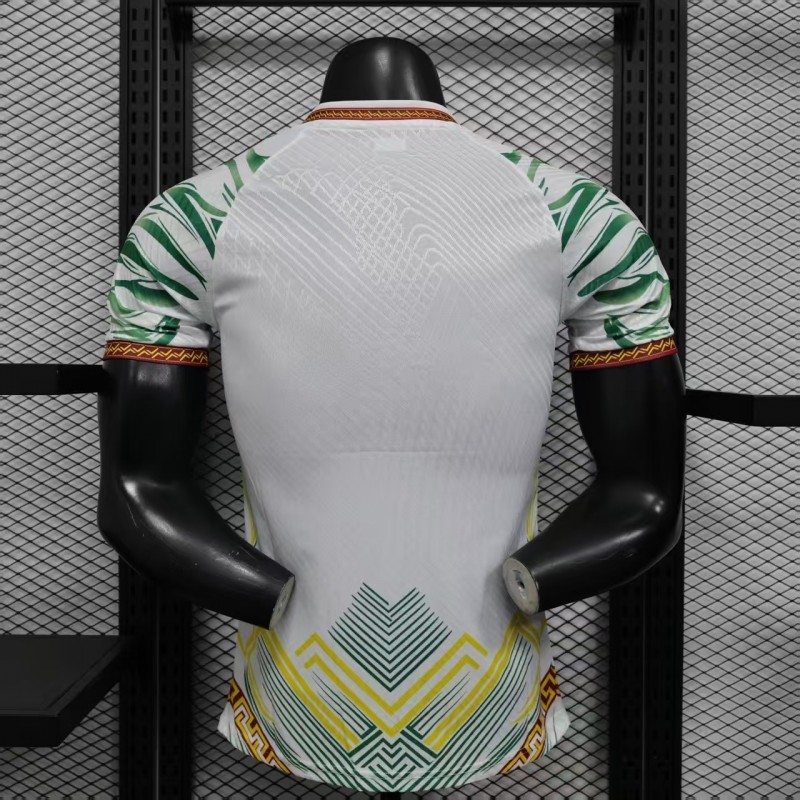 player version 2026 mali away white with eagle pattern jersey back Player Version 2026 Mali Away White with Eagle Pattern Jersey - Back