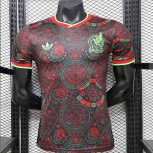 New arrivals Player Version 2026 Mexico Black with Aztec Calendar & Day of the Dead Special Edition Jersey - Front