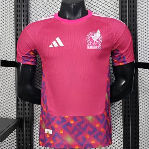 Player Version 2026 Mexico Pink Training Jersey - Front