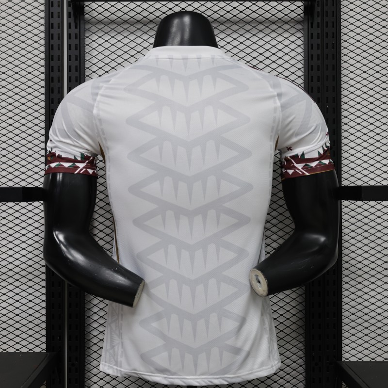 player version 2026 mexico white special edition away jersey back Player Version 2026 Mexico White Special Edition Away Jersey - Back