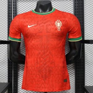 Player Version 2026 Portugal Home Red Special Edition Jersey - Front